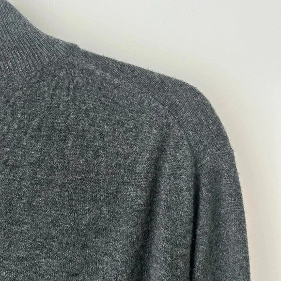 Tom James 100% cashmere 1/2 zip sweater - Picture 9 of 9